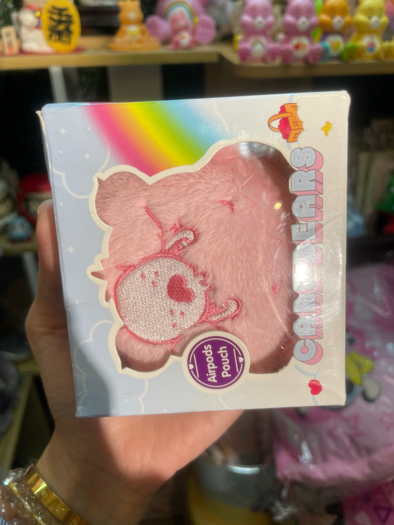 減價品🌈可愛 Care Bears 毛絨鑰匙扣AirPods pouch