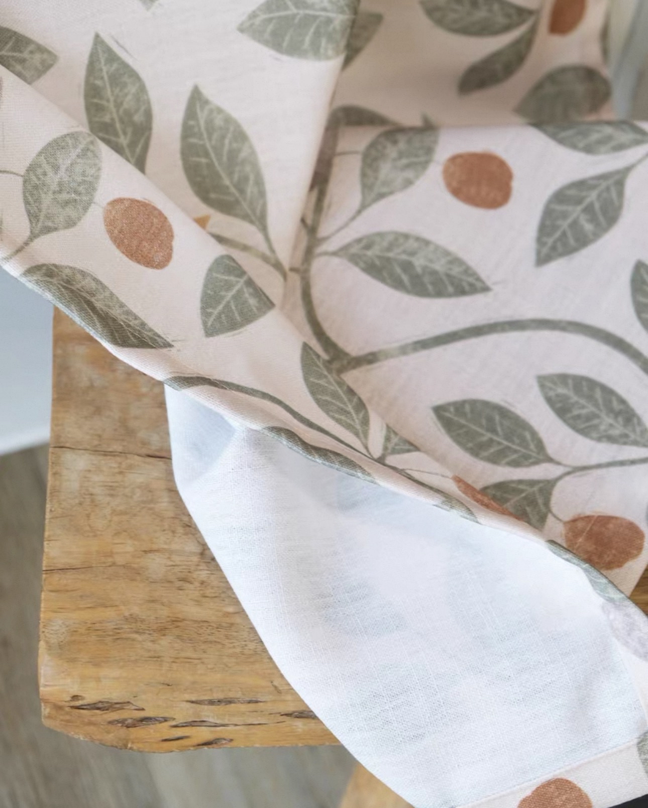 北歐文藝小鳥果實門簾