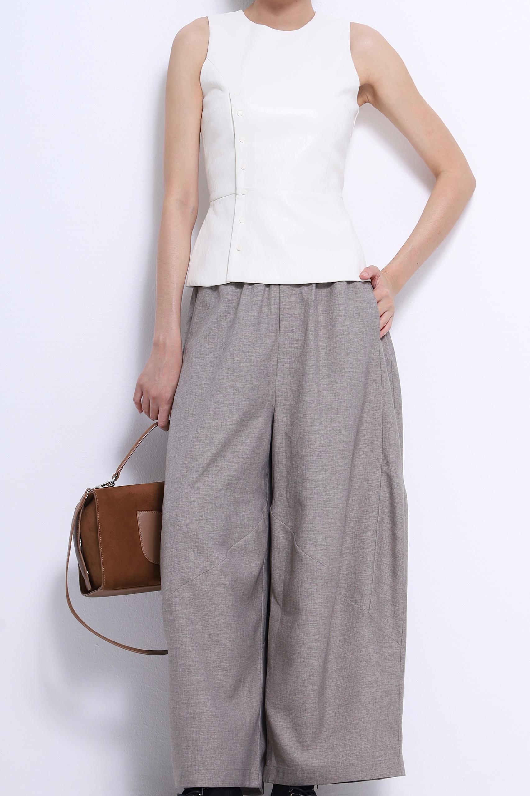 修身皮革上衣 2634