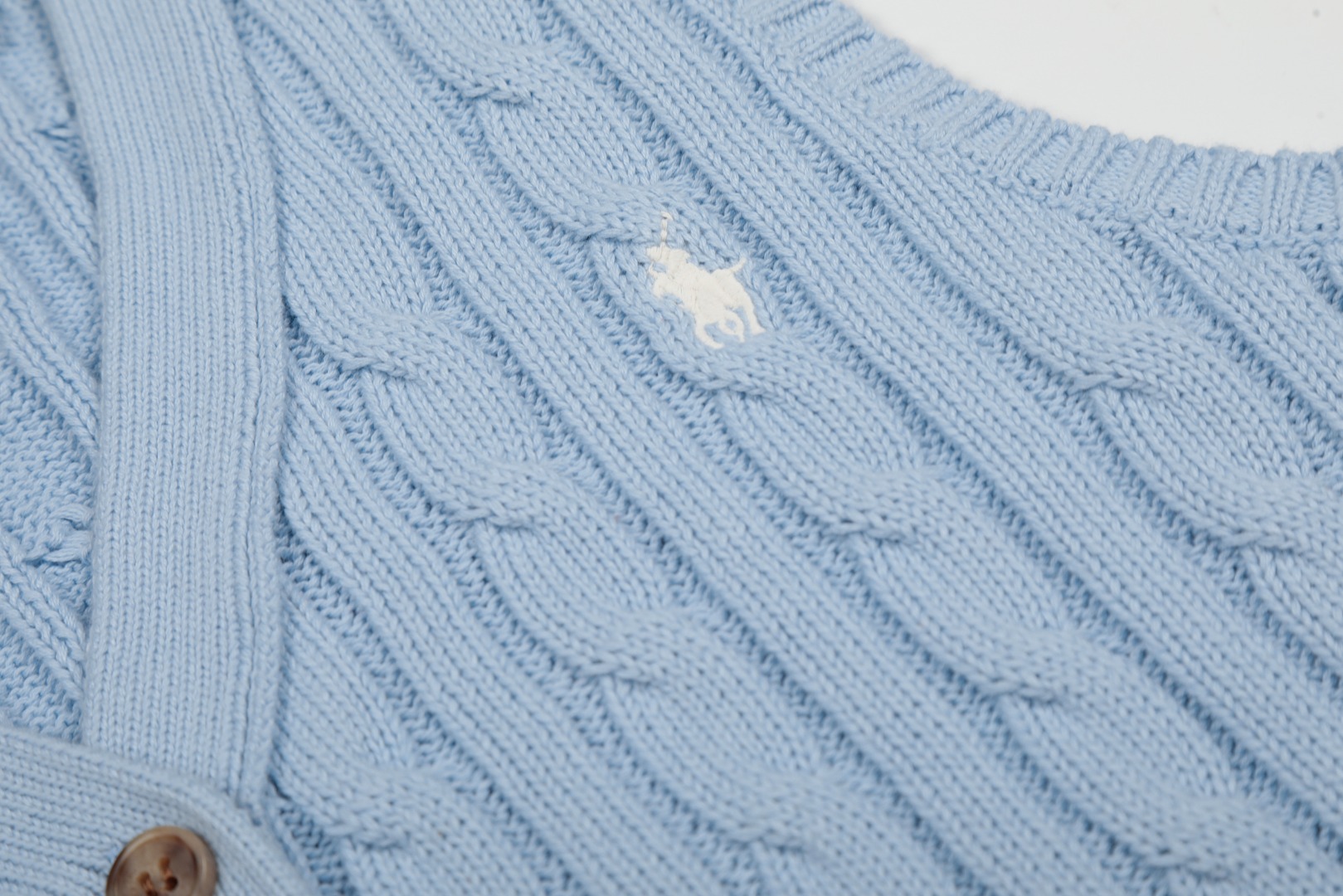 預訂 RL Polo 小馬刺繡V領針織開衫背心🎽