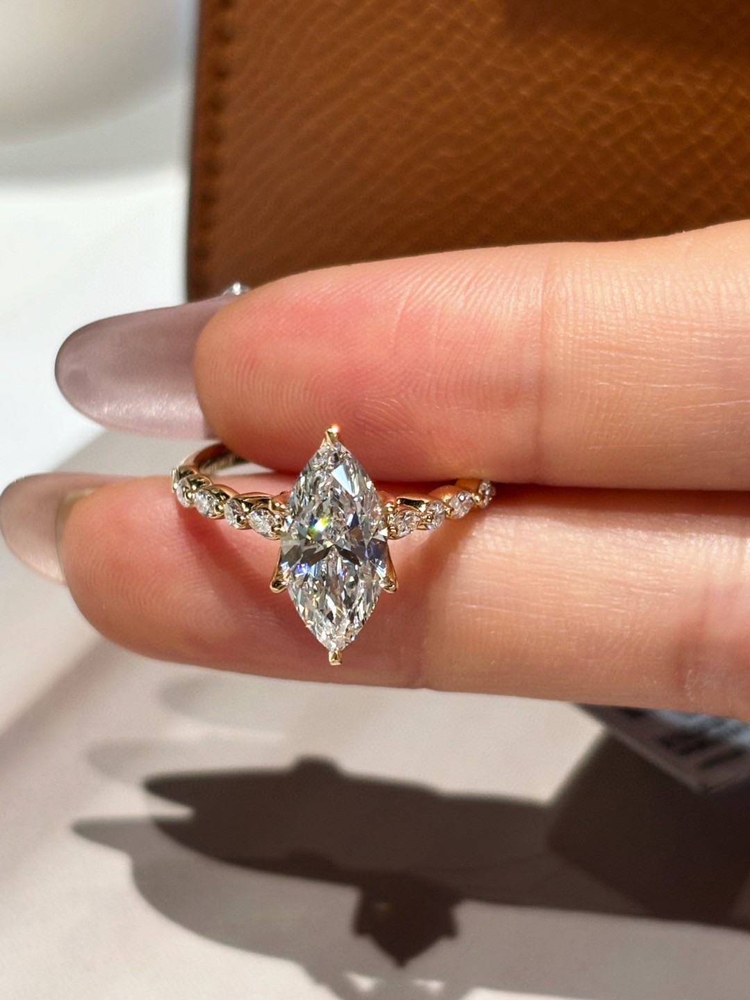 18K Lab Diamond Ring