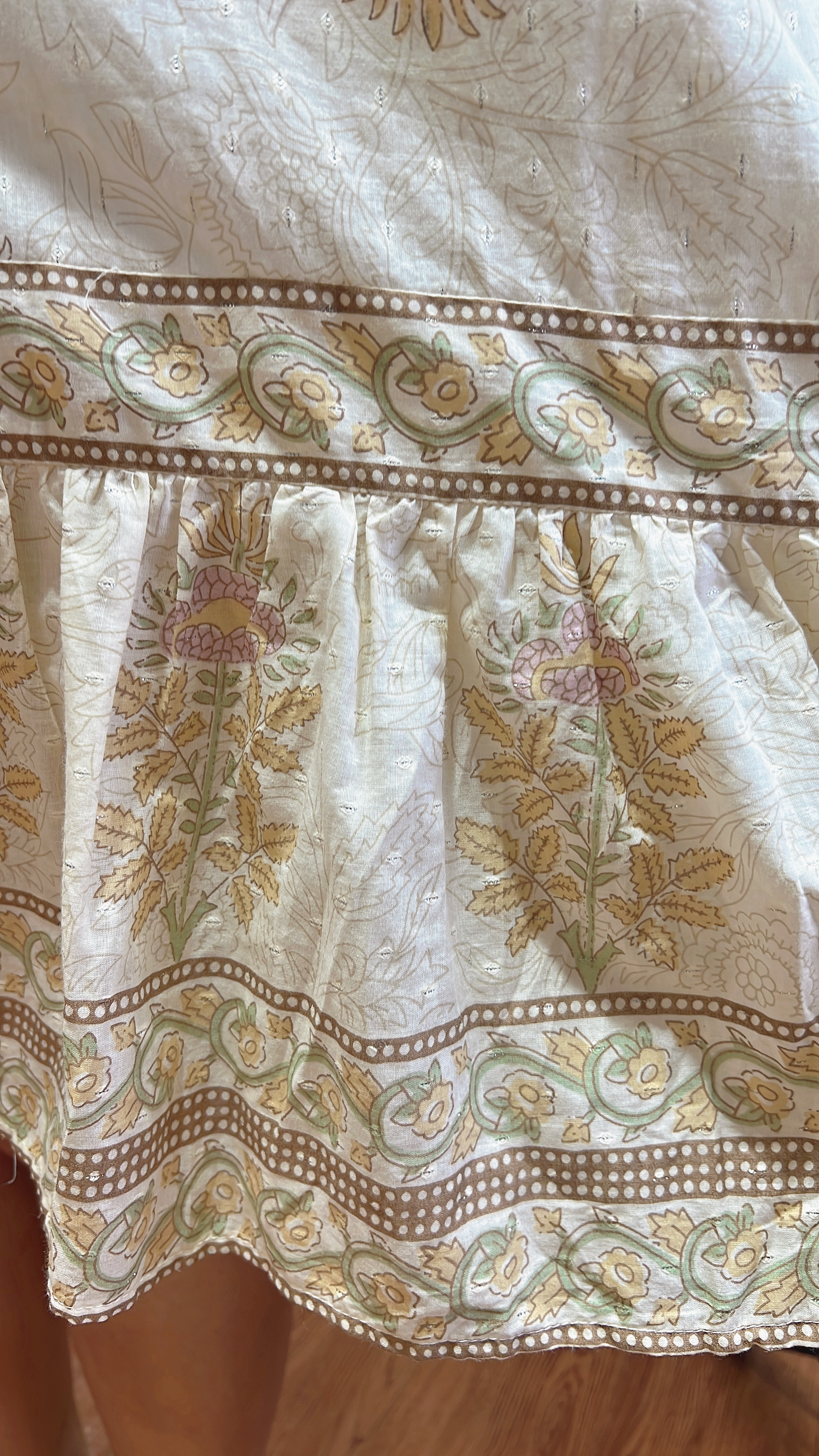 1980 Cottage Feel Macaron V-Neck Short OP