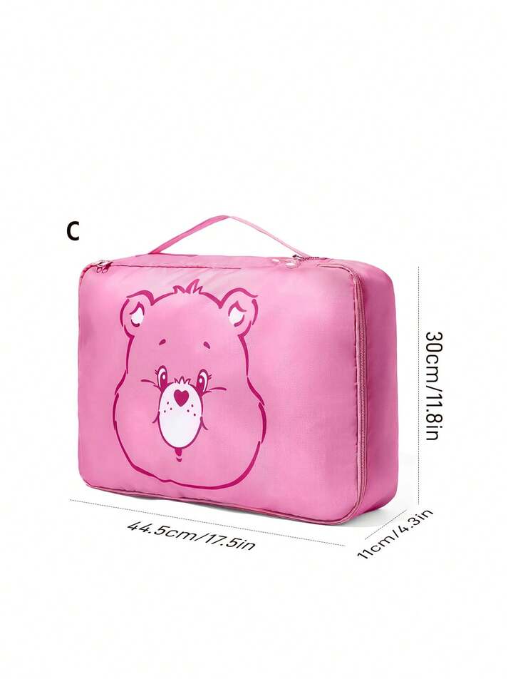 可愛熊熊旅行收納包