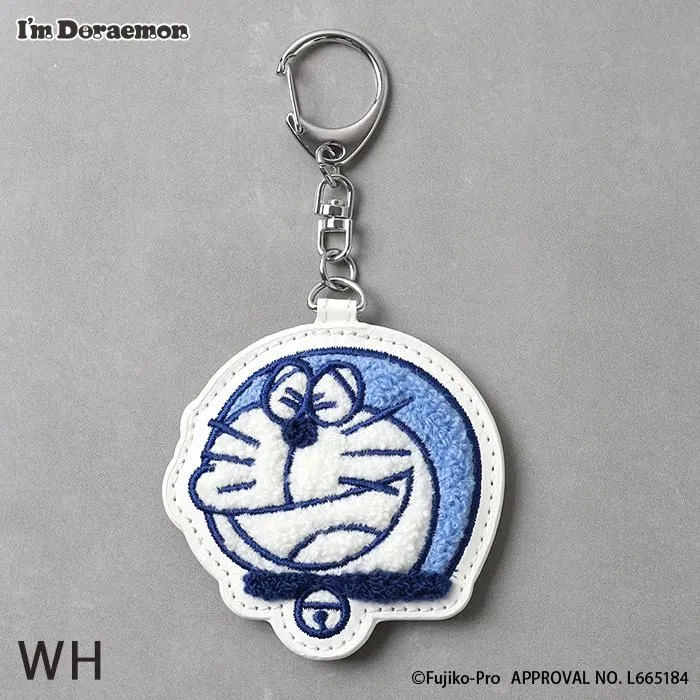 [訂購] 多啦A夢鎖匙扣 毛絨絨 (訓教 / 笑呵呵圖案)