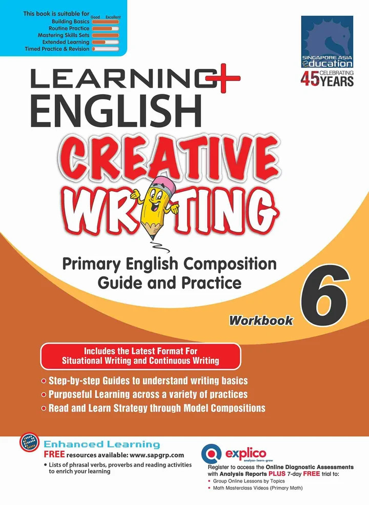 Learning English Creative Writing Workbook 6