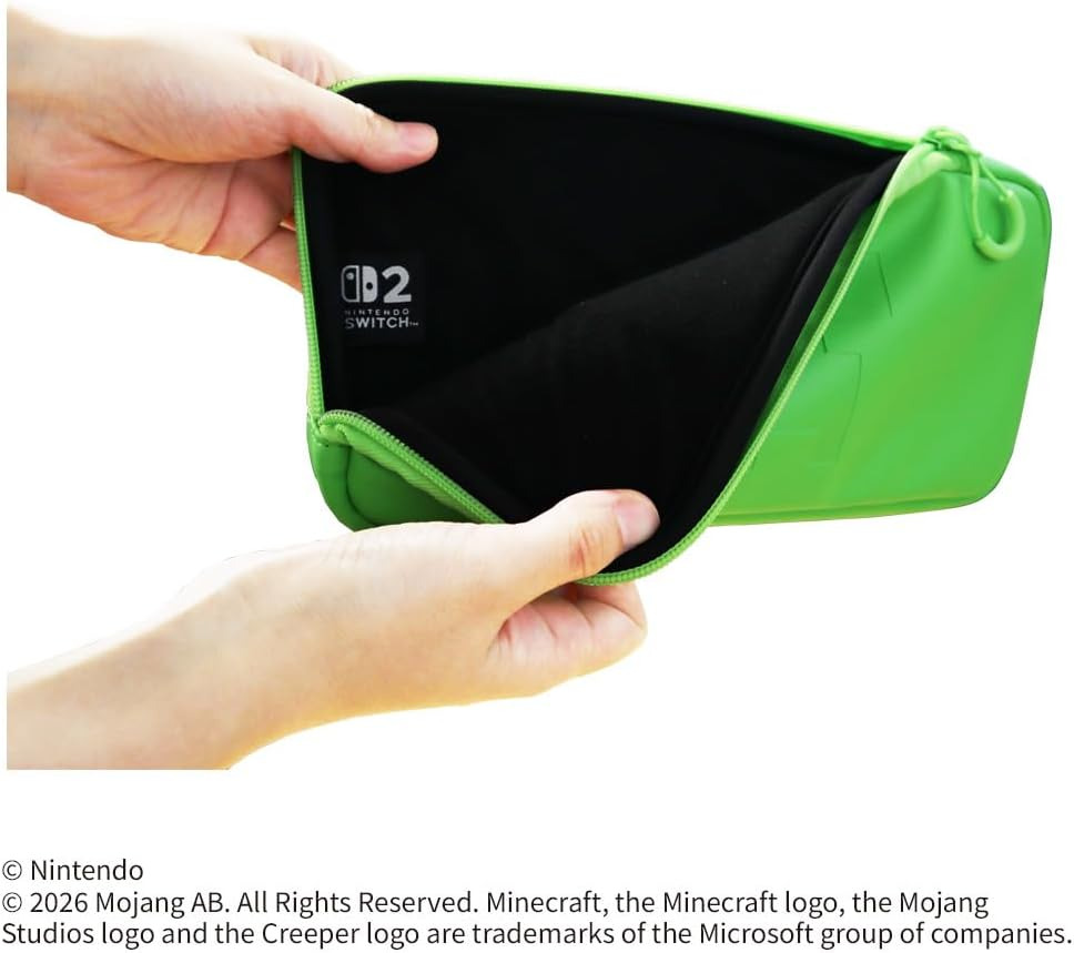 SW2 MAXGAMES 專用 PU 智慧收納包 (我的世界 苦力怕) / Smart Pouch PU (Minecraft Creeper)  BEEP-02MCC SW2-0569