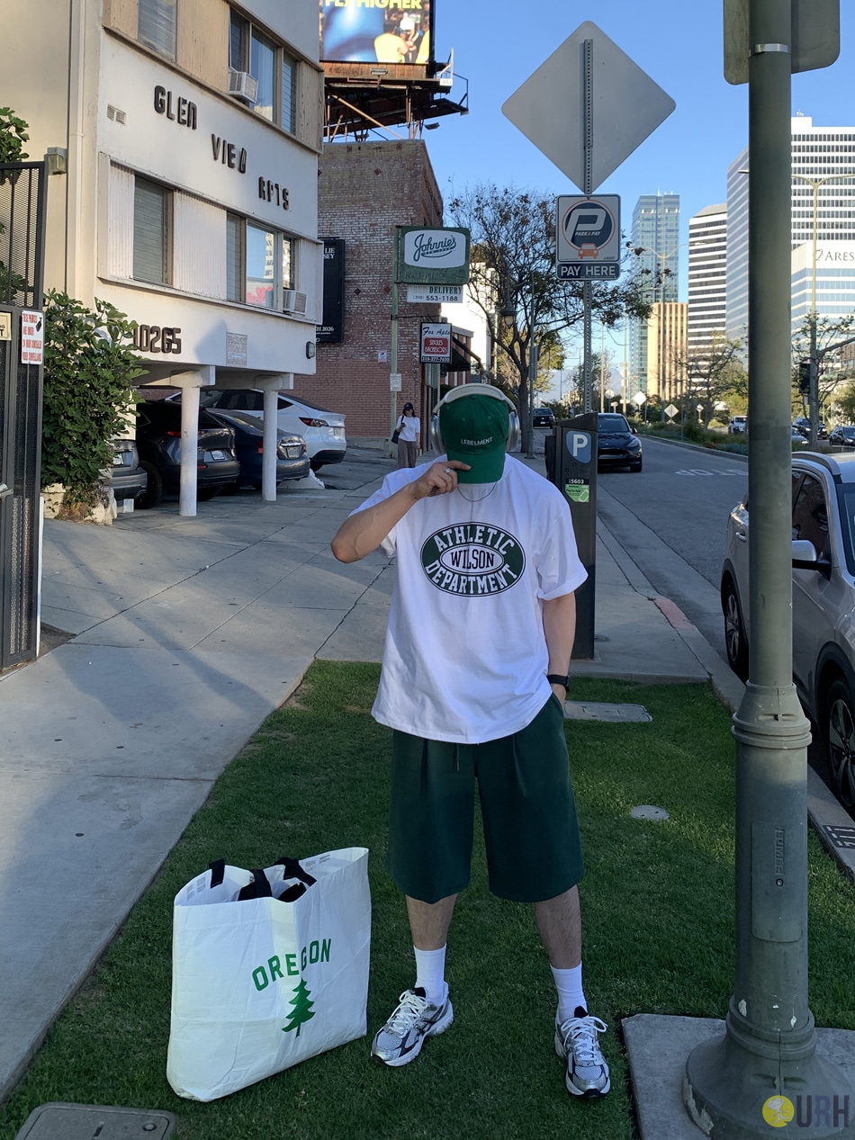 【100%保證韓國直送】韓國品牌原創系列 雙層棉質單褶 Bermuda 闊身抽繩短褲 👖 [4 color] RL114926