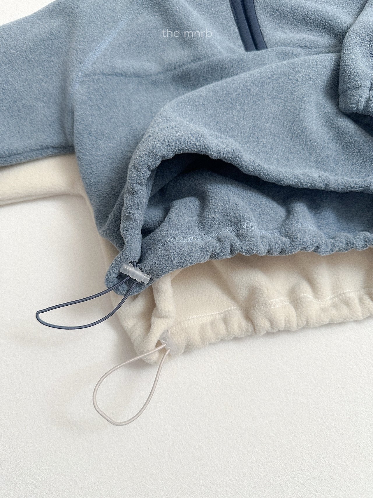 Mnirobe | Two-tone fleece half zip
