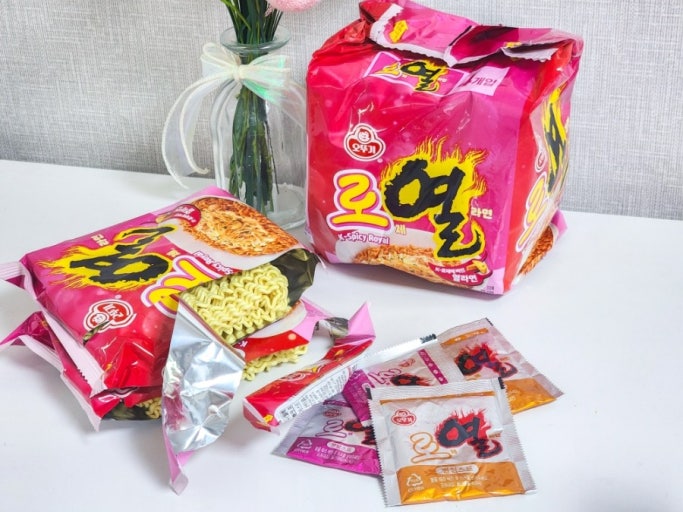  韓國Ottogi 不倒翁 ROYAL 玫瑰辣味 拌麵 4包 / 袋｜K-Spicy Royal Yeol Ramen