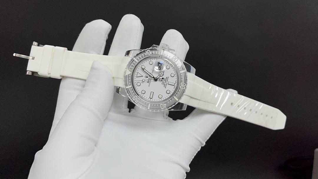 🌐今日推荐 劳力士 透明水晶壳 白面 3135机 顶级品质 出货实拍✈️