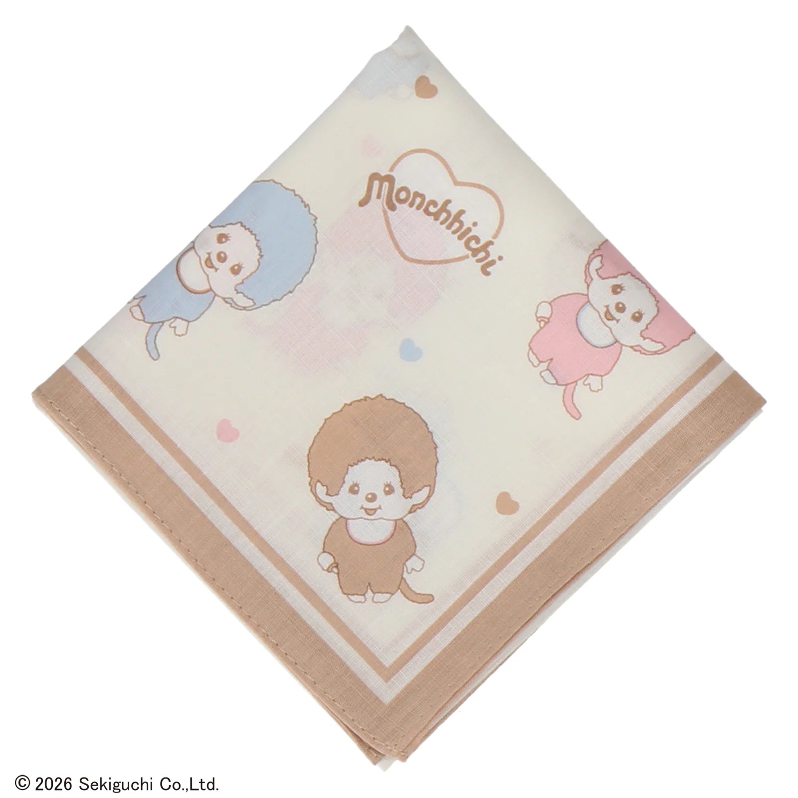 🎀【預訂】 Monchhichi 印花手帕 B