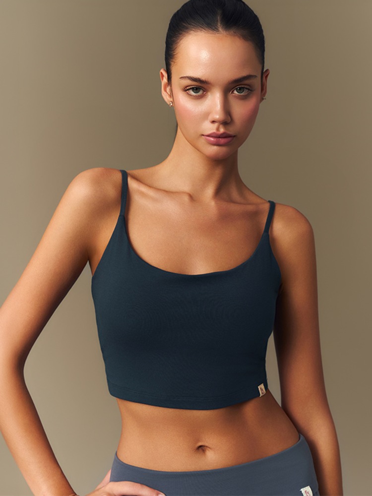 【莫代爾絲滑Bra Top】預購_Soft Cross Bra Top by Grandeline