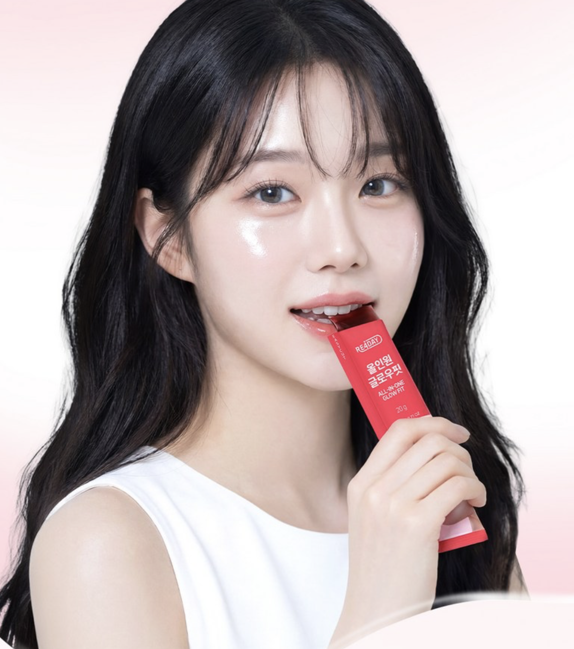 韓國 RE4DAY 全方位透亮 PDRN 膠原修護 蘋果味 果凍15條/盒｜ALL-IN-ONE GLOW FIT