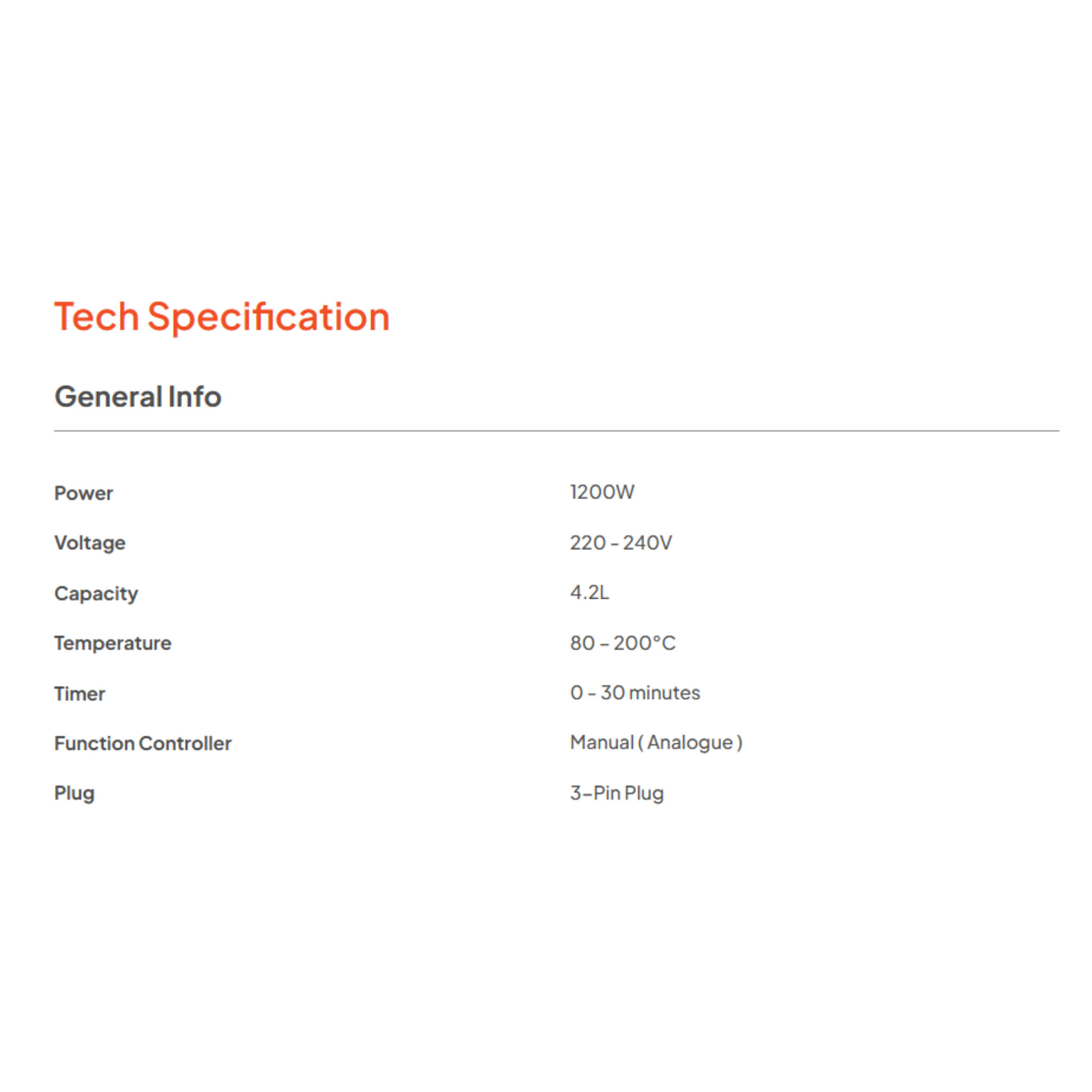 Russell Taylors 4.2L Hello Kitty Air Fryer (Z1-HK)