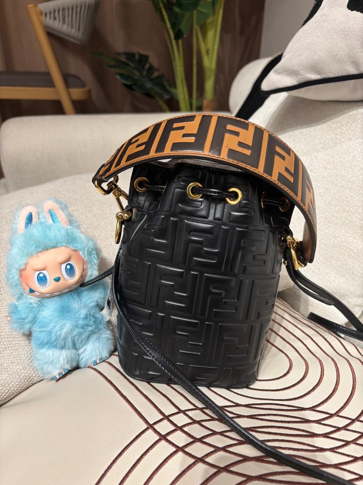 Fendi 2Way bucket bag 100%Authentic, 98%New✅Dust bag