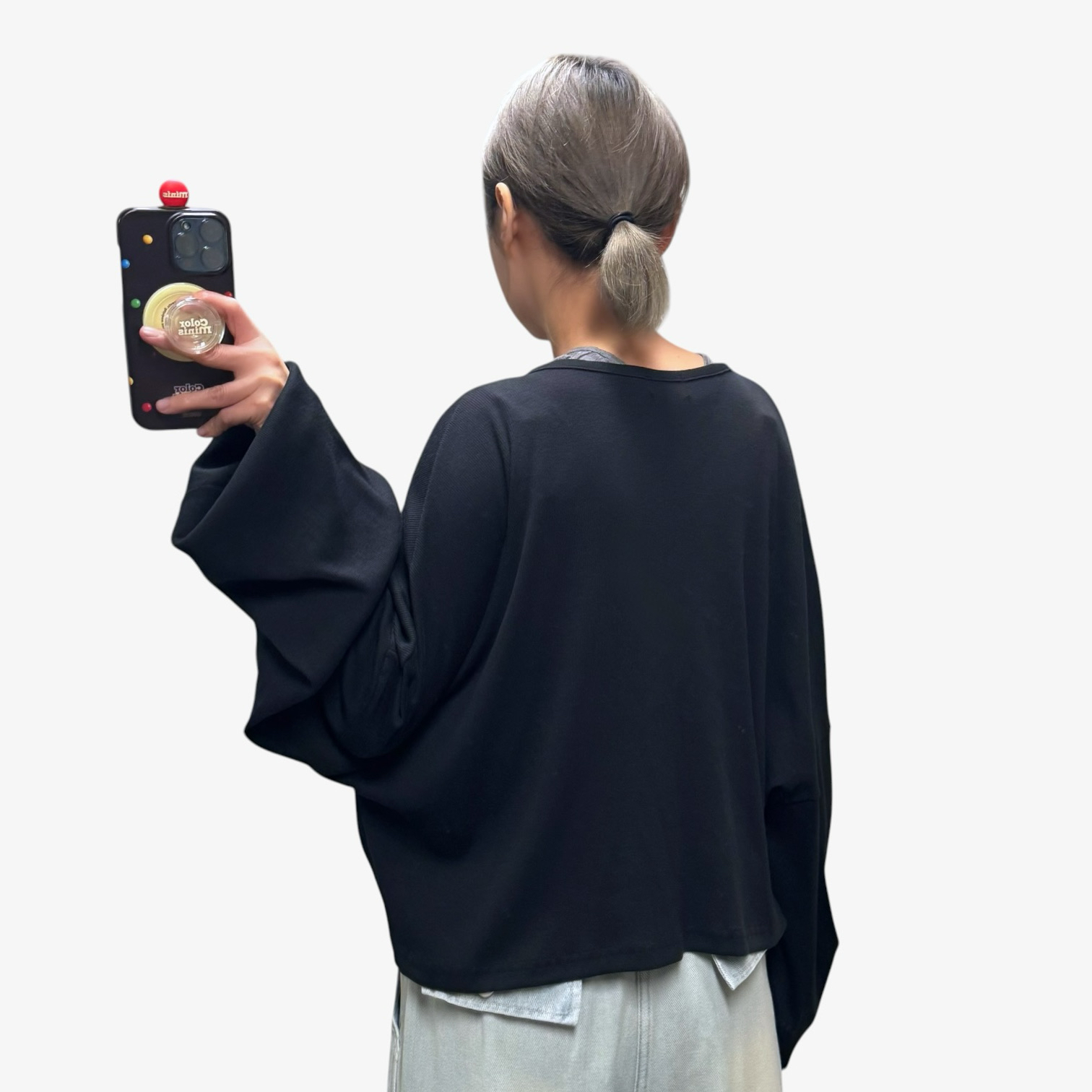 221048 淨色鬆身外套