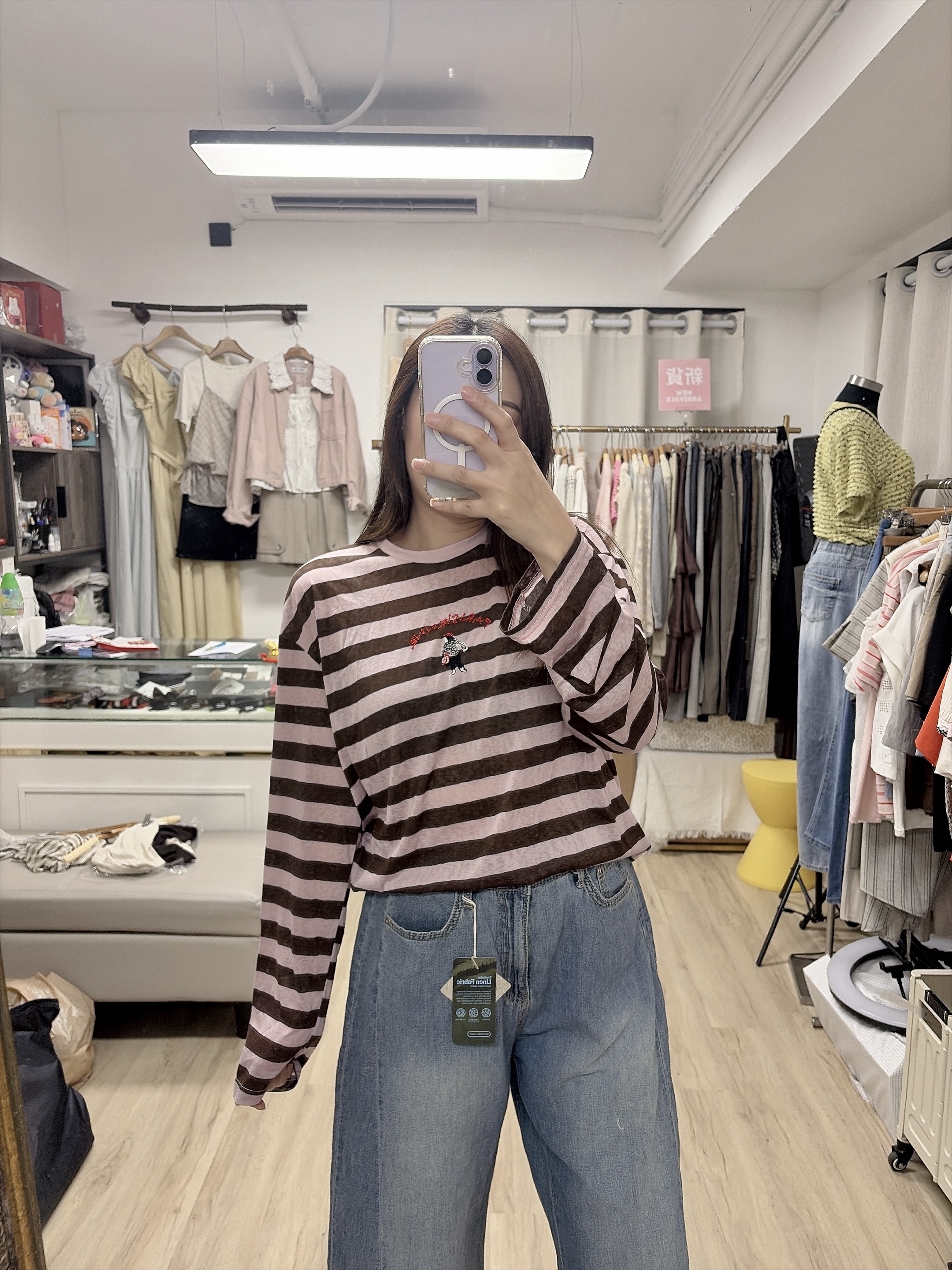 粉啡間soft 薄tee 