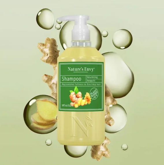 Nature's Envy 美國進口 生薑豐盈洗髮露 532ml 平行進口