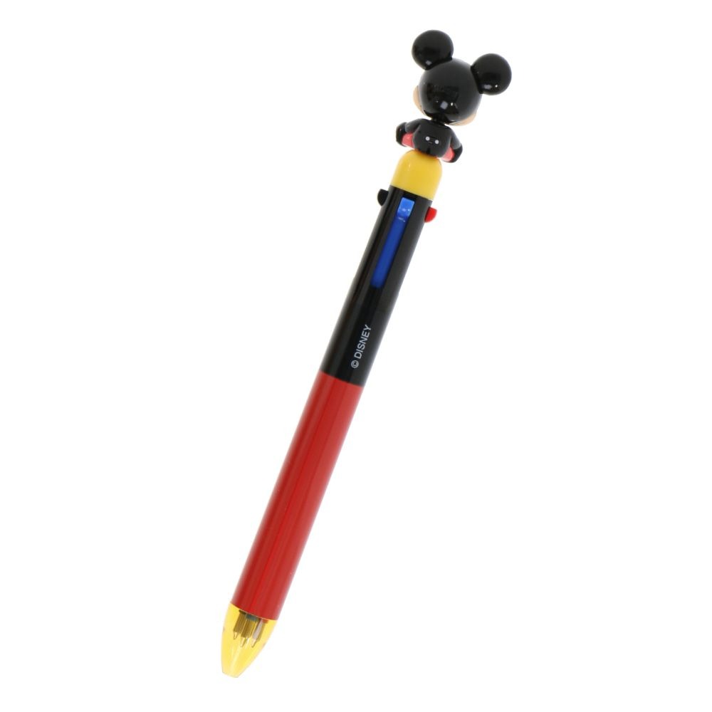 現貨｜【日本 Disney Store 限定】Mickey Mouse 日本版 搖頭 4用筆 3色原子筆 + 鉛芯筆 059603
