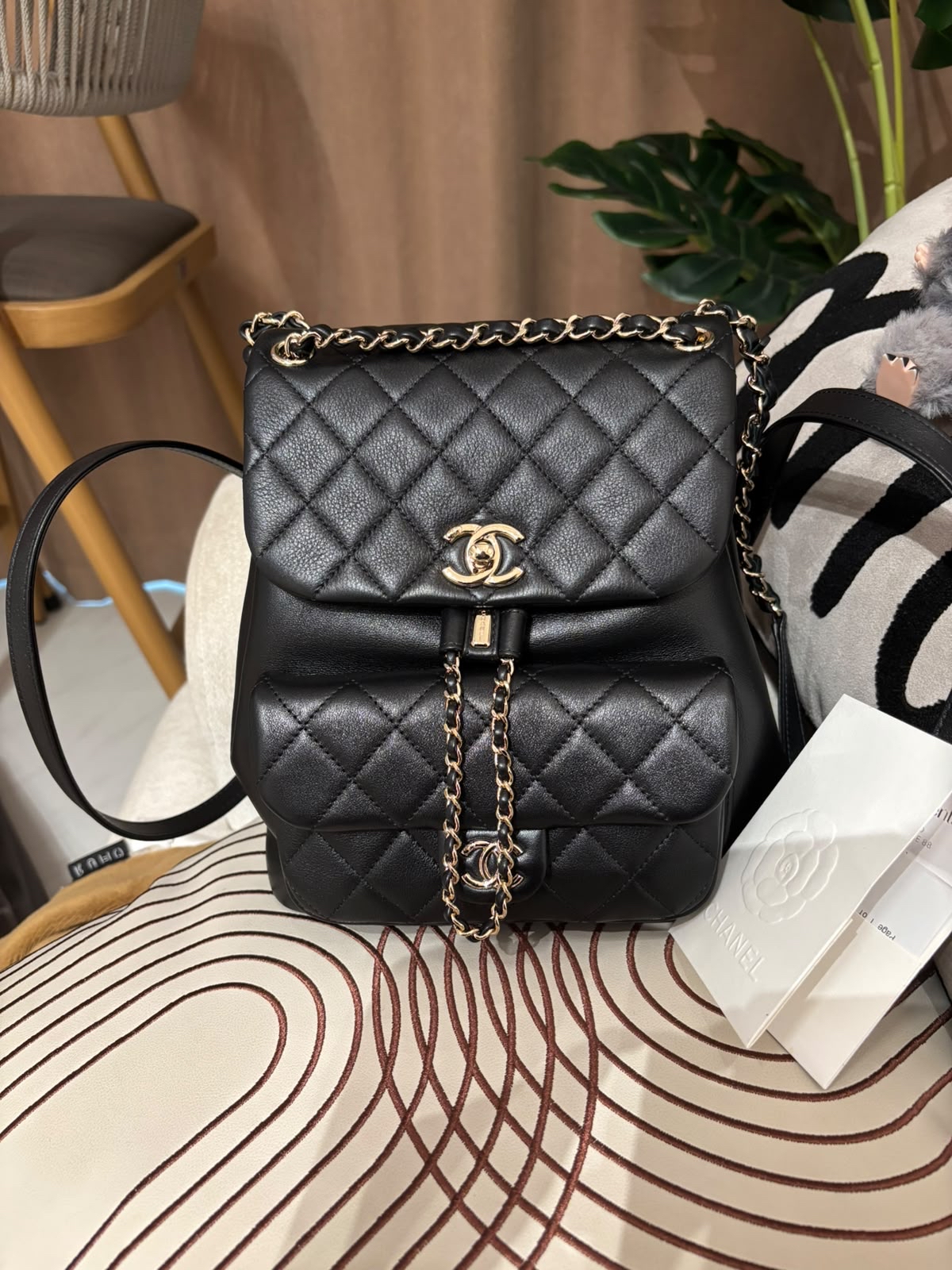 Chanel Duma 專門店收據晶片塵袋盒
