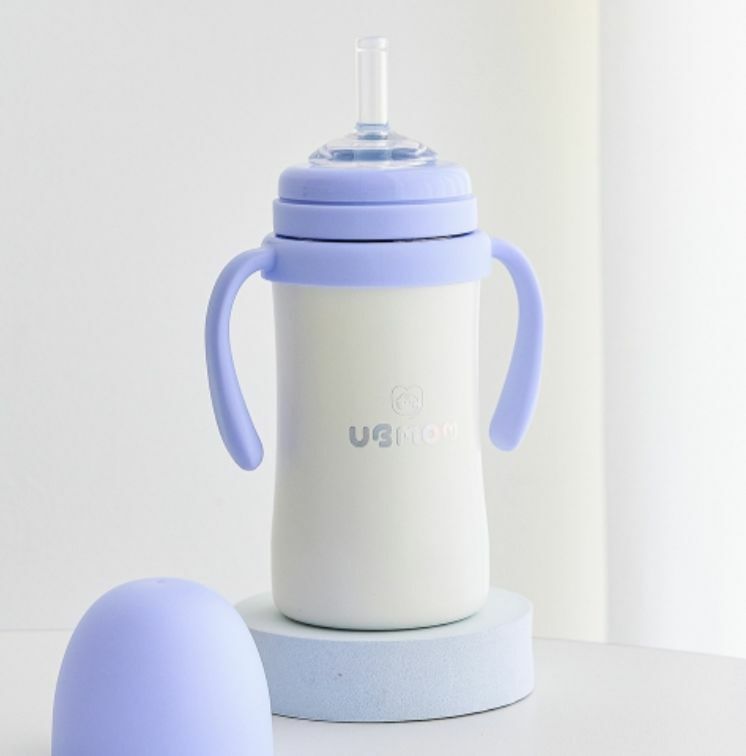 UBMOM 粉彩色系316不銹鋼保溫吸管杯220ml