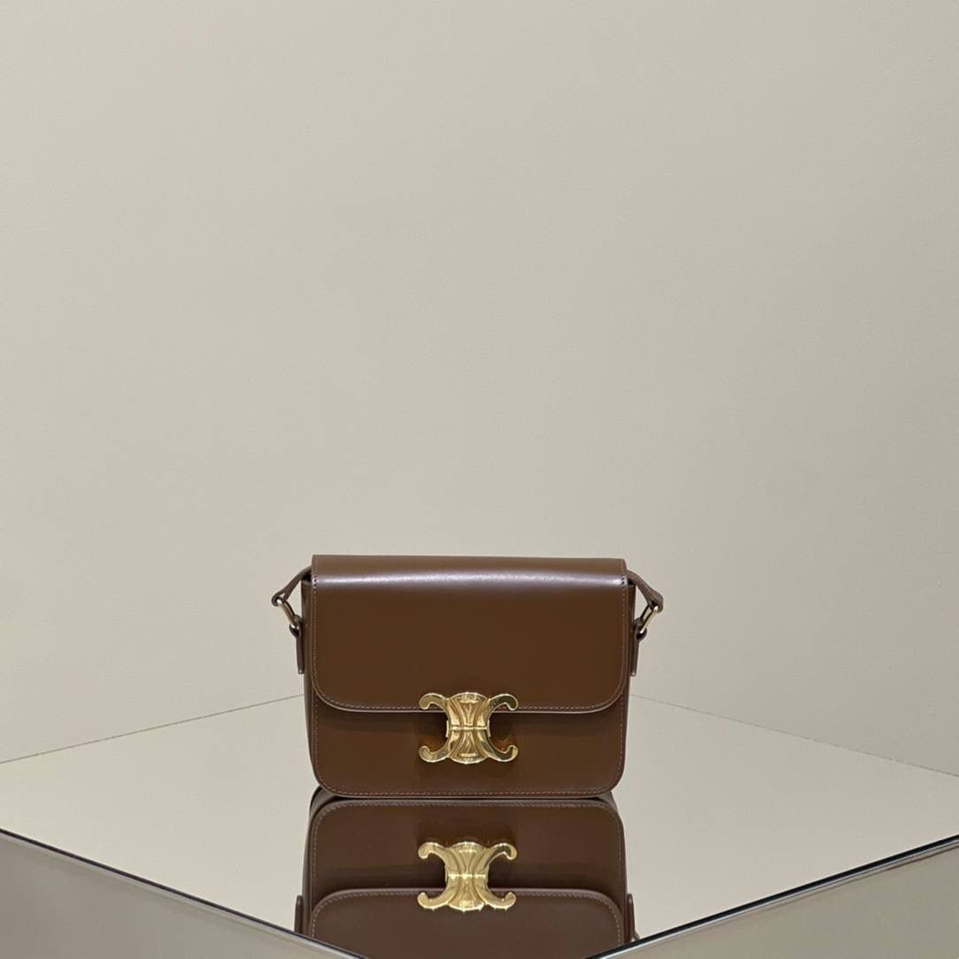 🔥大货实拍图 𝗖𝗘𝗟𝗜𝗡𝗘 ♥ 𝗧𝗘𝗘𝗡 𝗧𝗥𝗜𝗢𝗠𝗣𝗛𝗘 型号：188423 中号尺寸：22.5*16*7cm 小号尺寸：18.5*14*6cm