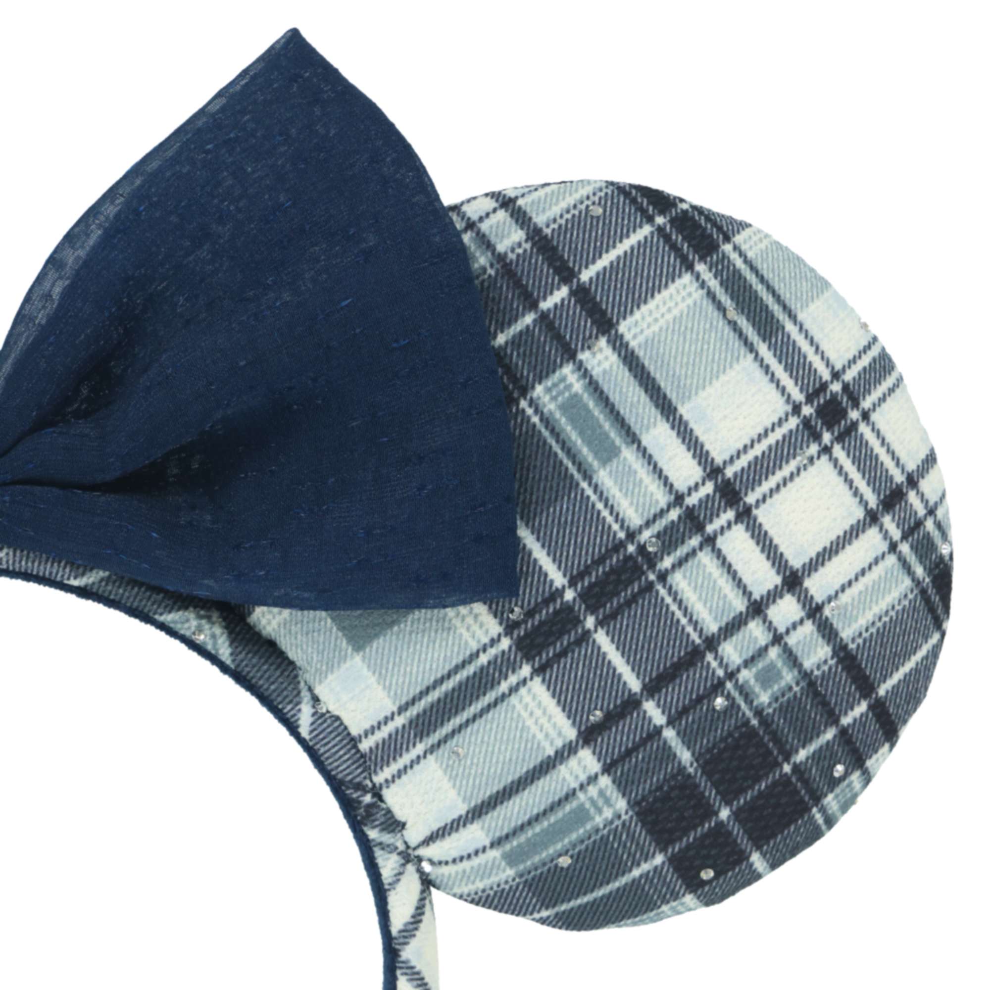 【預訂】TDR 格仔款頭箍 (black)