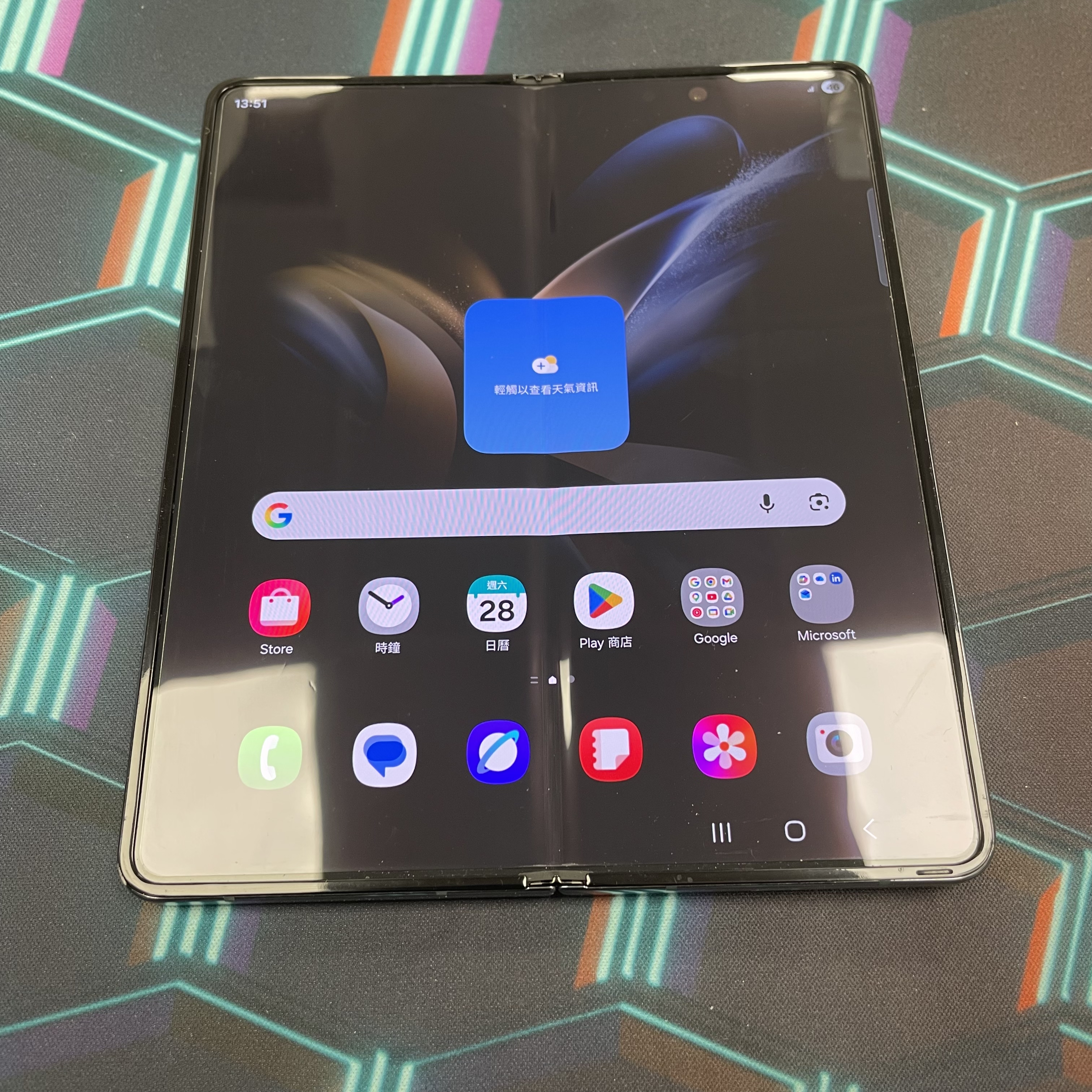 *6236 Galaxy Z Fold 4 靚機 12+256GB 黑色 black