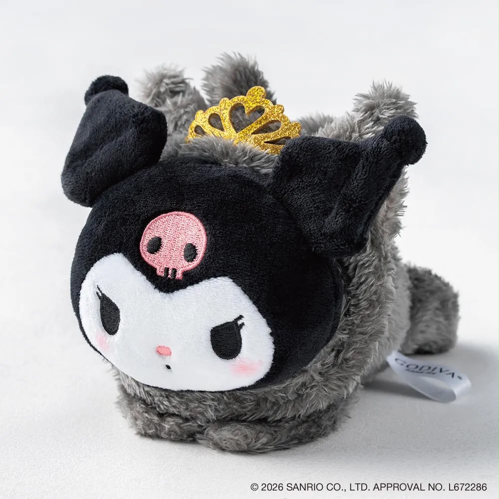 Godiva x Sanrio萬聖節Kuromi 掛飾x黑貓G朱古力脆脆