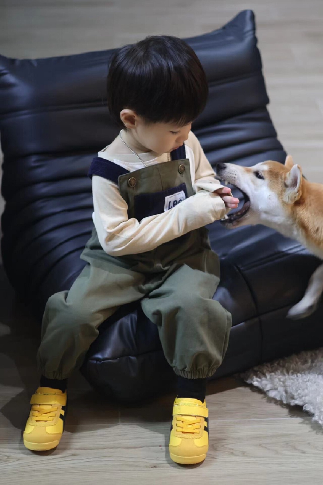 A0016 Lee口袋拼接背帶褲