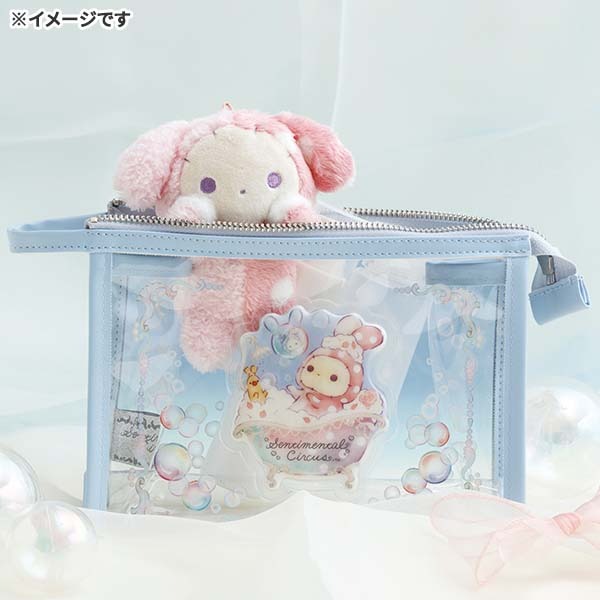 現貨｜San-X Sentimental Circus 憂傷馬戲團 透明化妝袋 (CA85501)