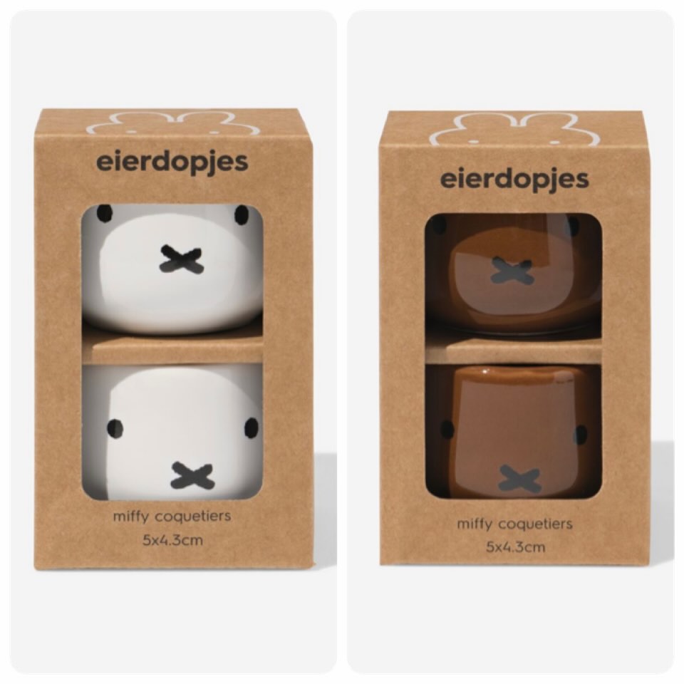 Miffy/Melanie egg holder set of 2 
