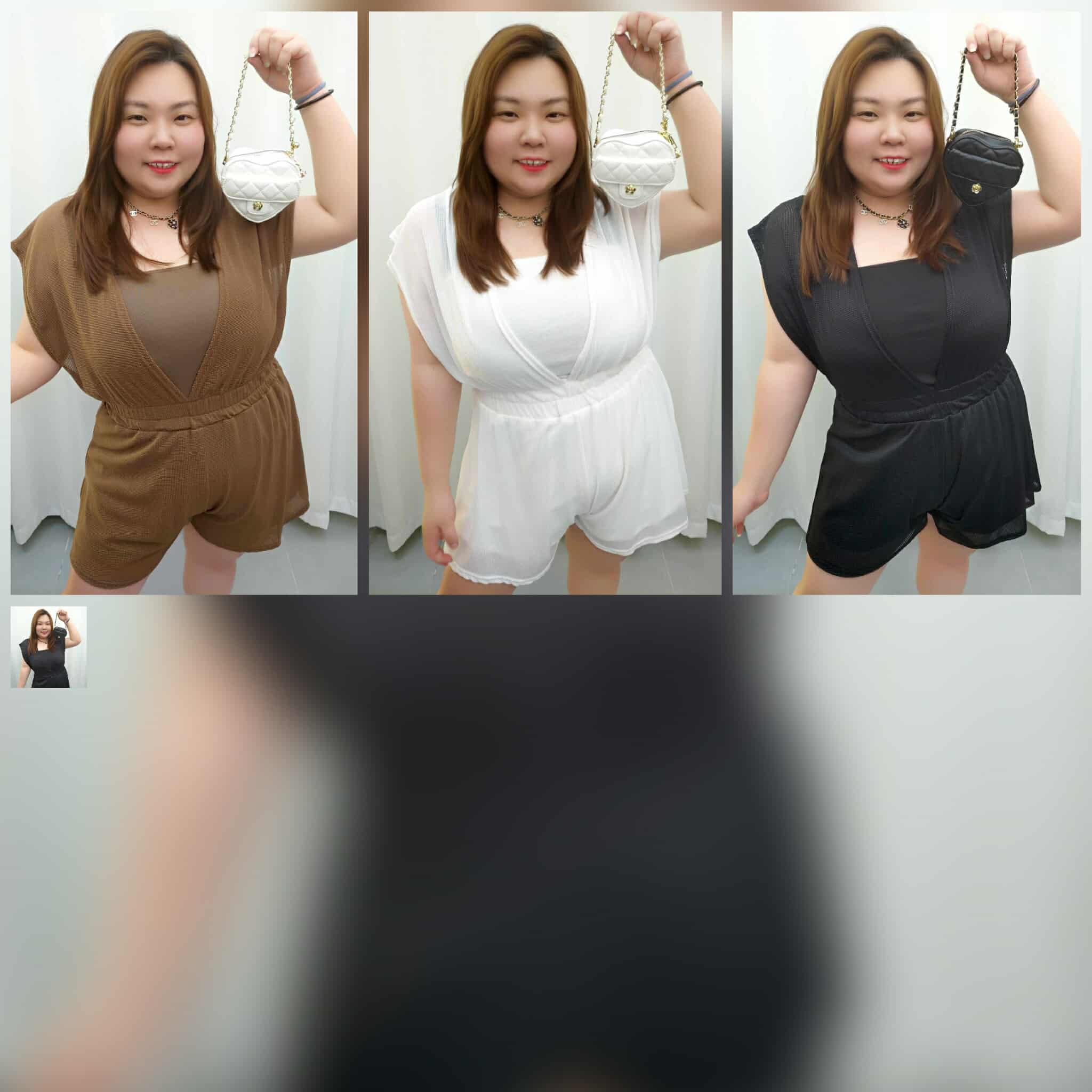 TW#8088 大V设计连体裤