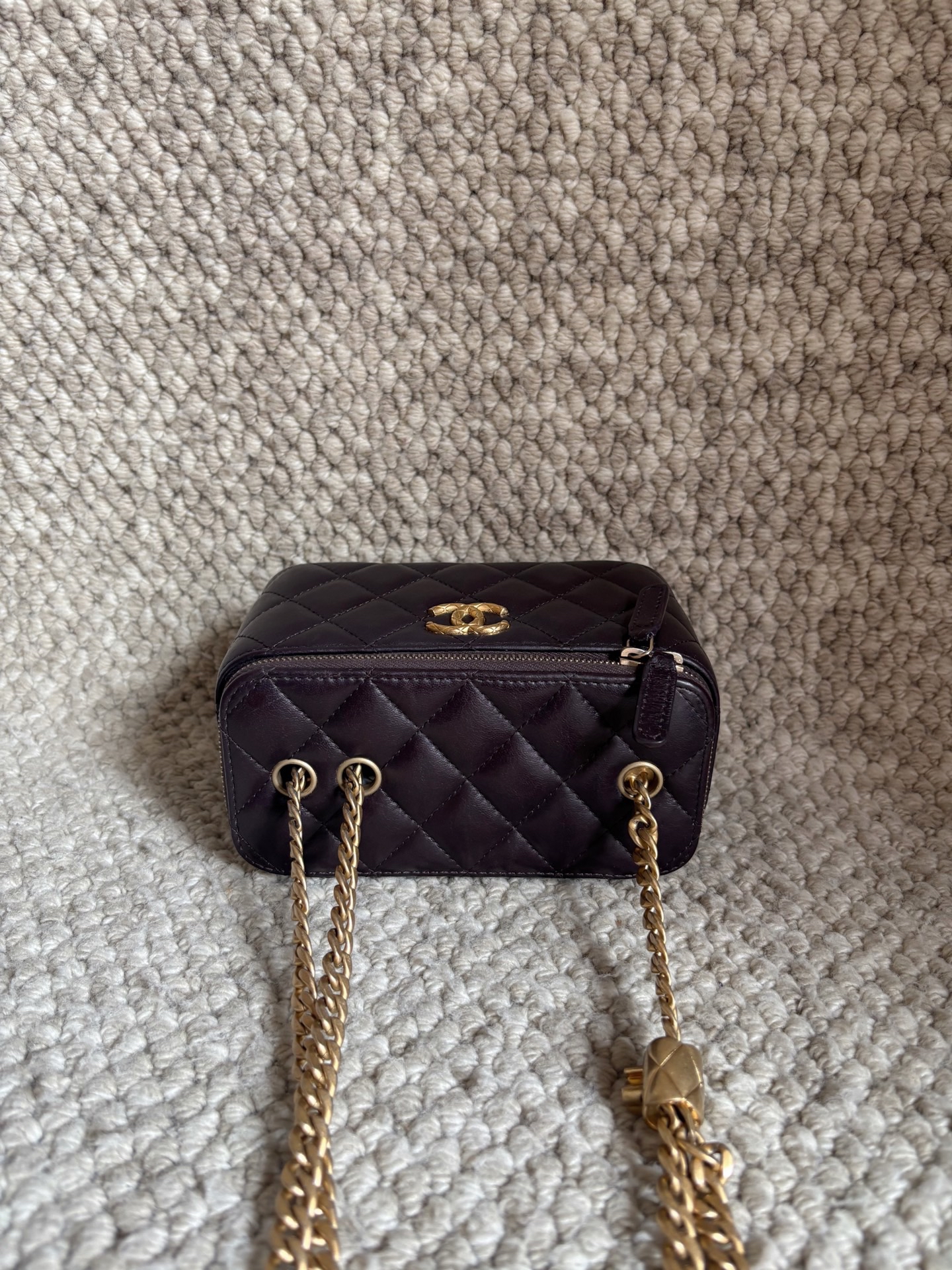 【預訂貨品】Chanel朱古力啡化妝包