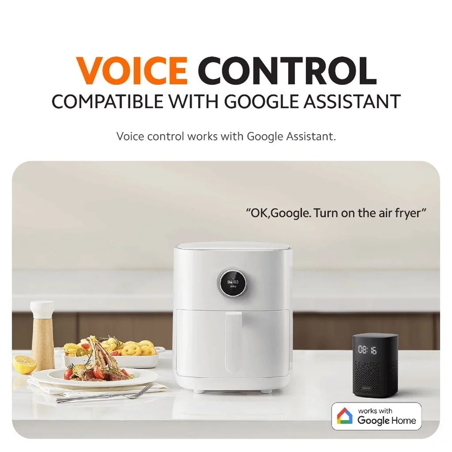 Xiaomi 4.5L Smart Air Fryer App Control (BHR8235GB)