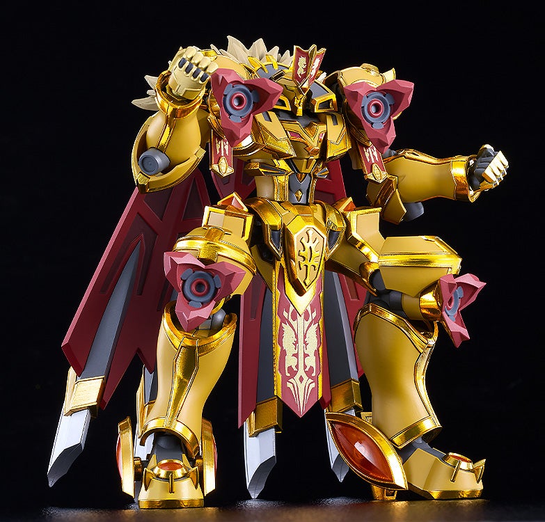 (預訂訂金 $200) (總價 $560) GSC MODEROID 騎士 & 魔法 戈德力歐 ROYAL METALLIC Ver. 模型 (行版) Goldleo