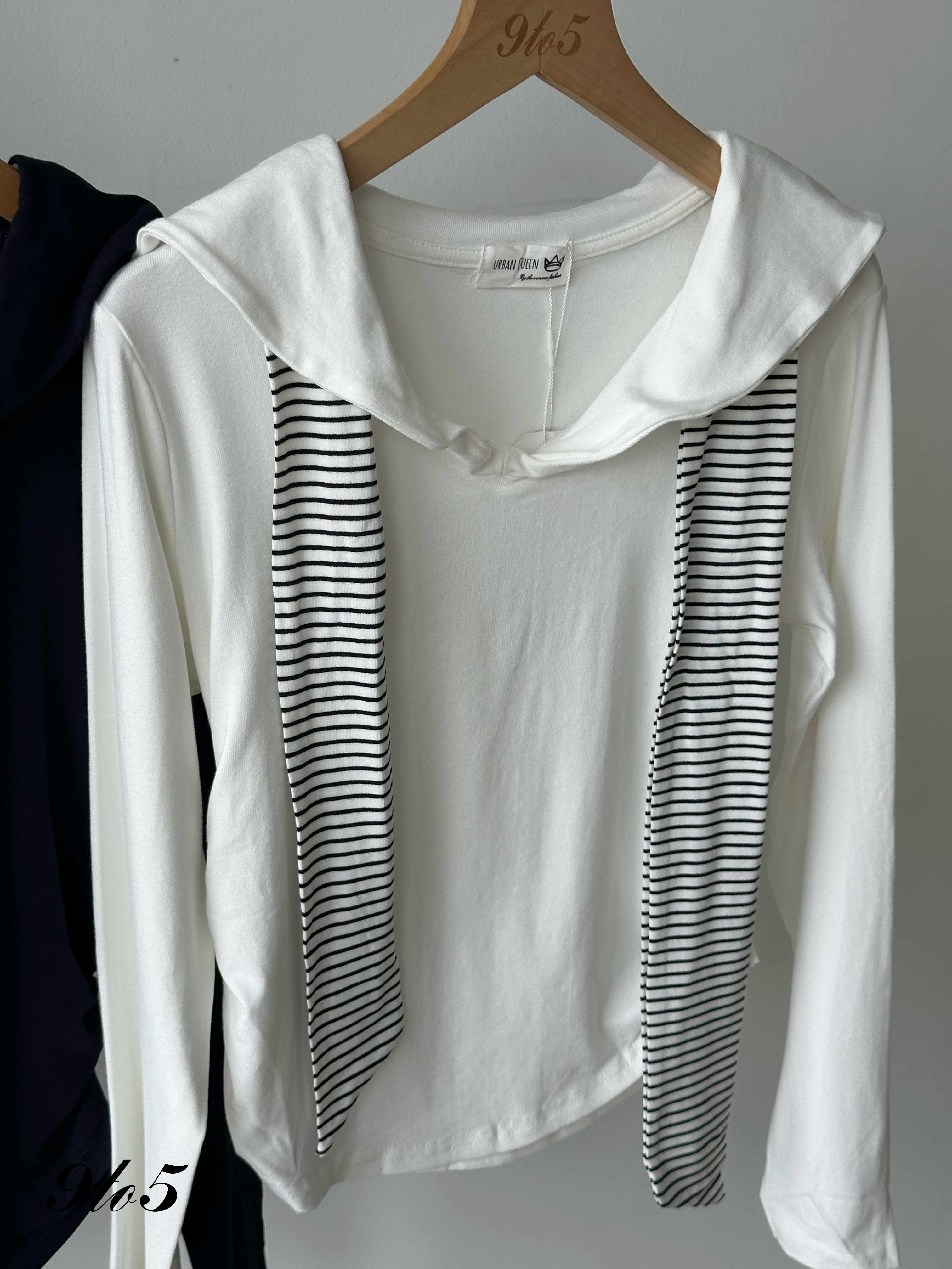 T4202 Long Sleeve Preppy Top - 4 Colors 