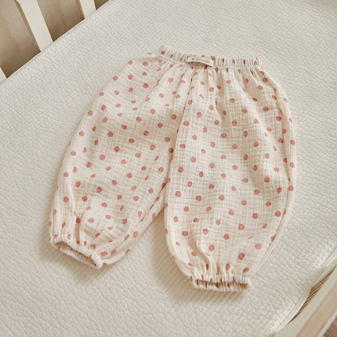 26S/S DTD泡泡波點系列-棉紗防蚊褲