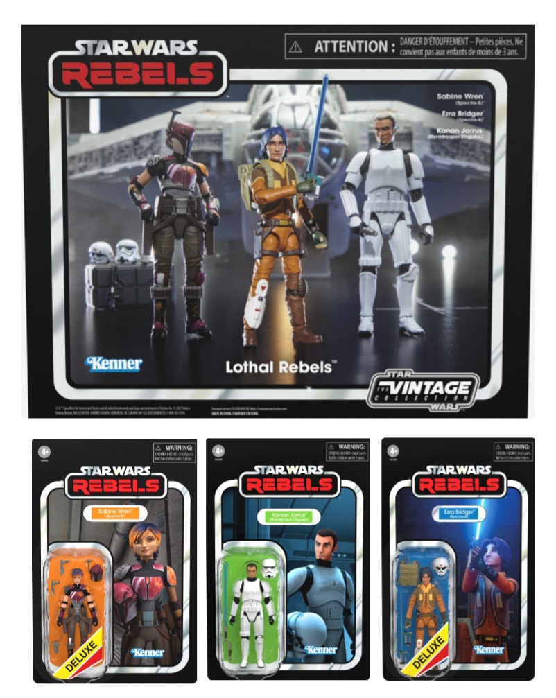 預訂商品 STAR WARS The Vintage Collection Lothal Rebels 3-Pack