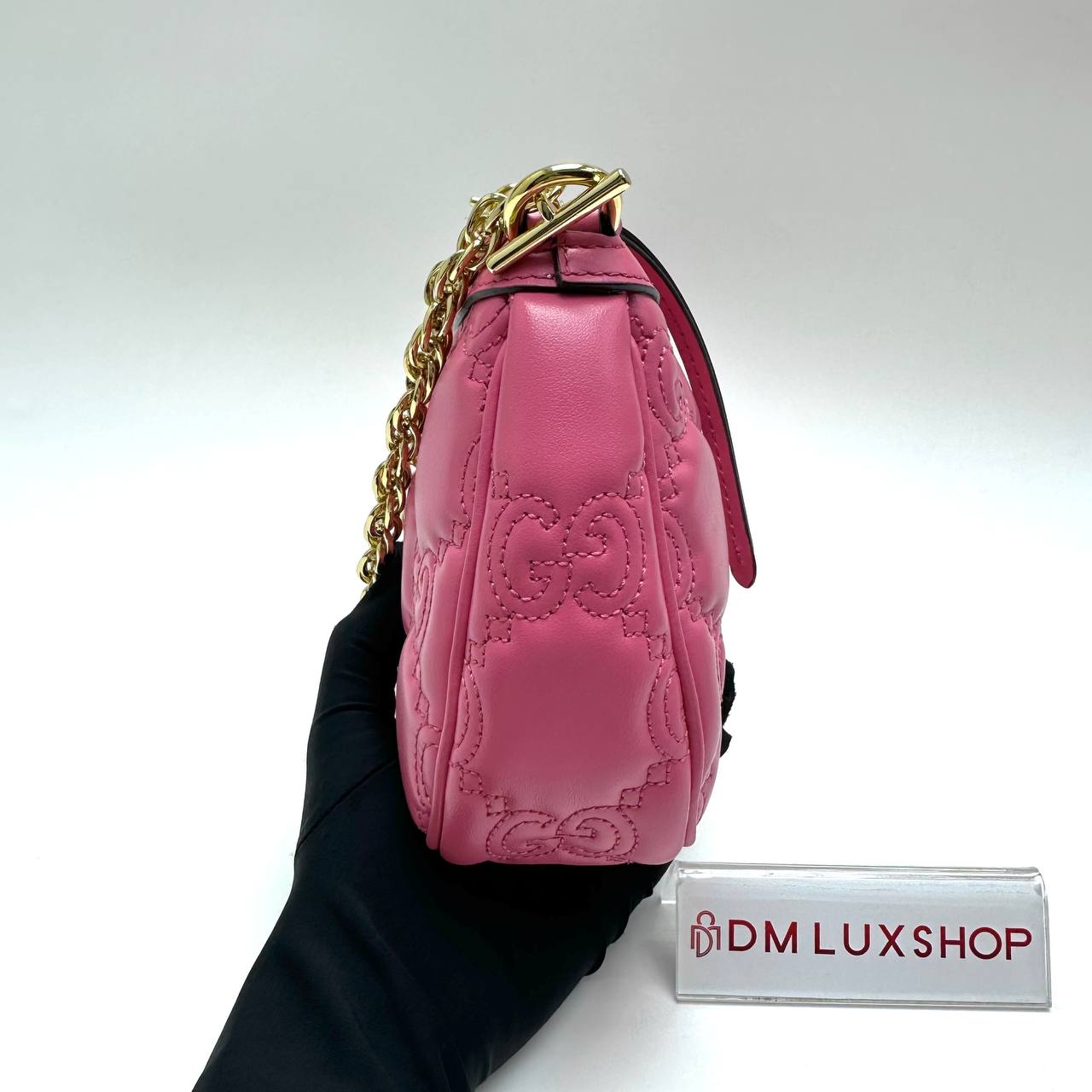 Gucci Pink Shoulder Bag GHW