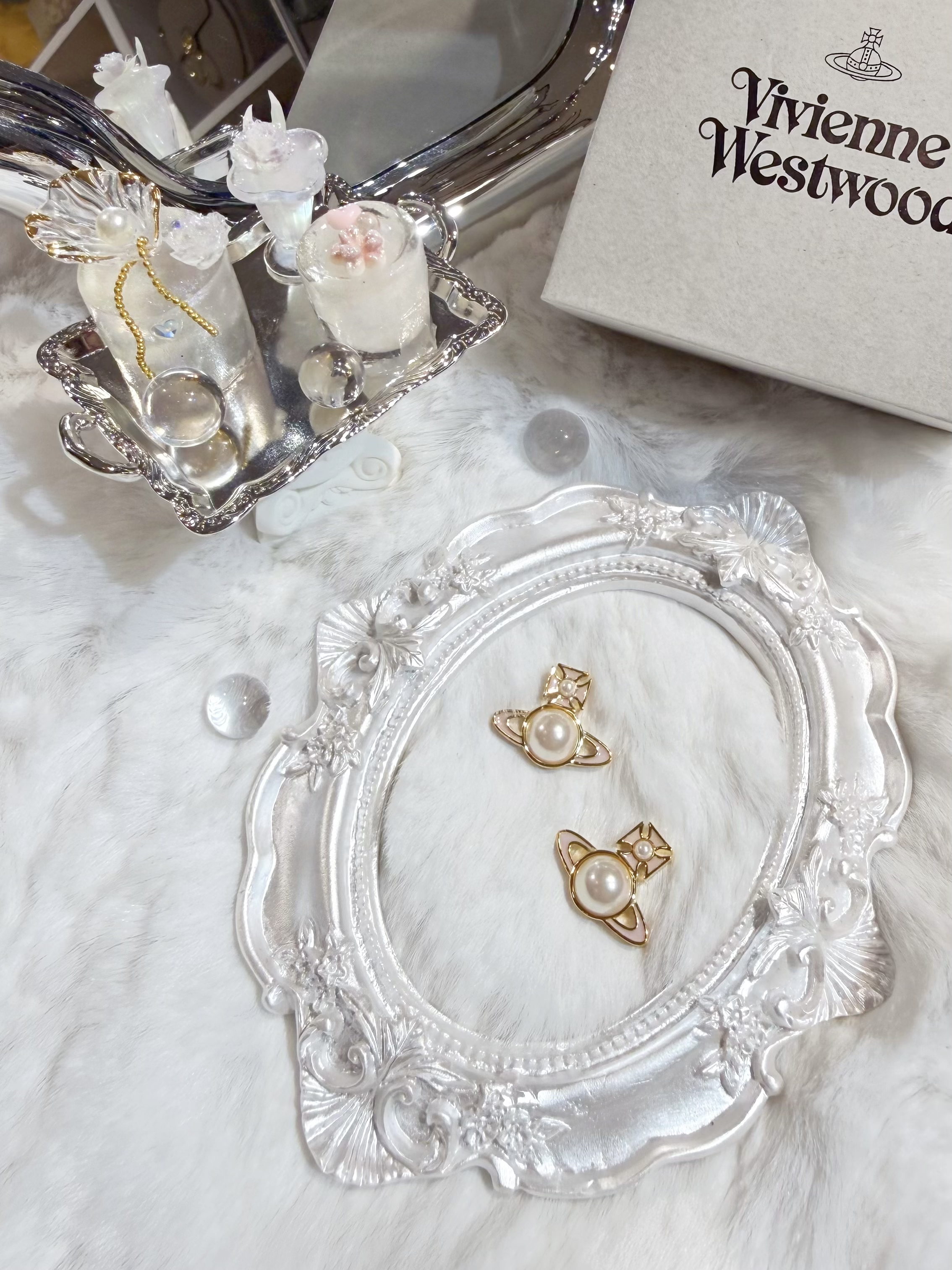 VW Tillya earrings pink/light G
