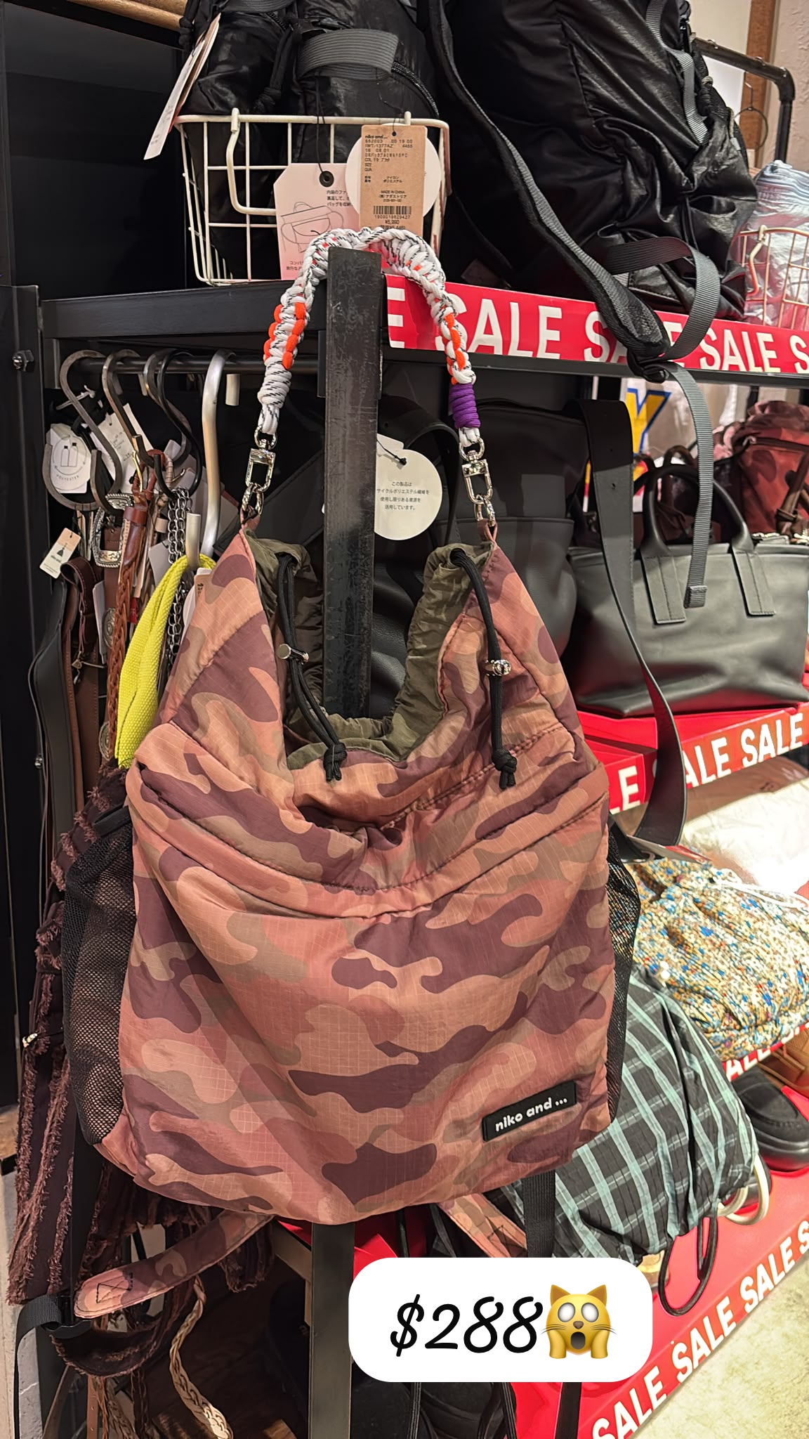 niko and 2 way bag