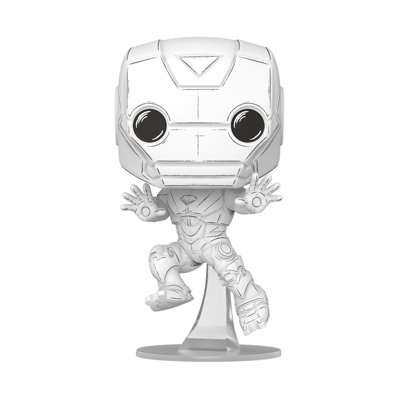 📦訂購 英國代購 Funko POP! Marvel Iron Man (Sketched Deco) Figure 鋼鐵人 素描版 模型