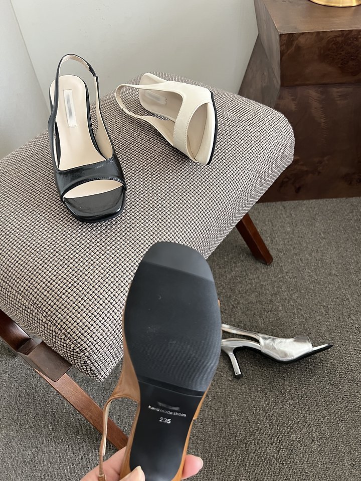 Open-toe Slingback (4 colors)