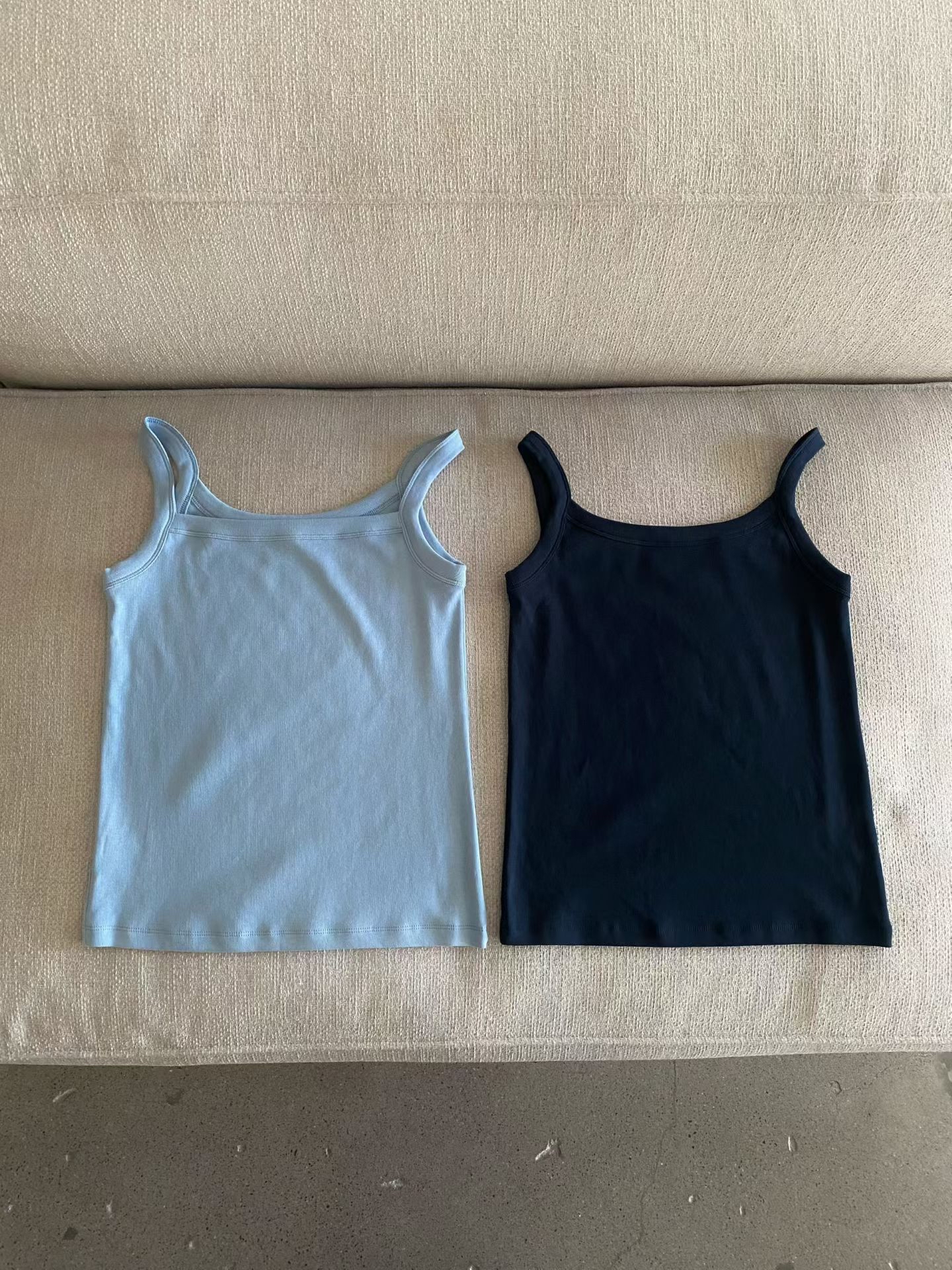 Spaghetti strap tank top #top112