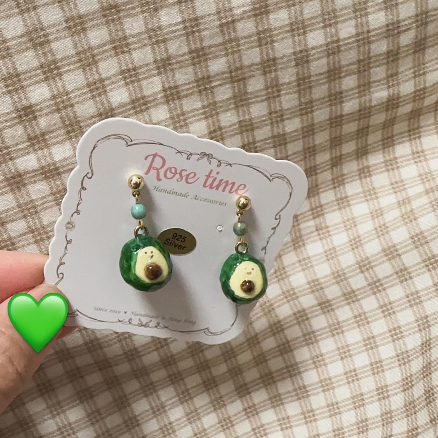 Rose time 3月16-18日 精選半價🩷 手繪立體牛油果仔耳環 🥑 🩷七周年精選半價