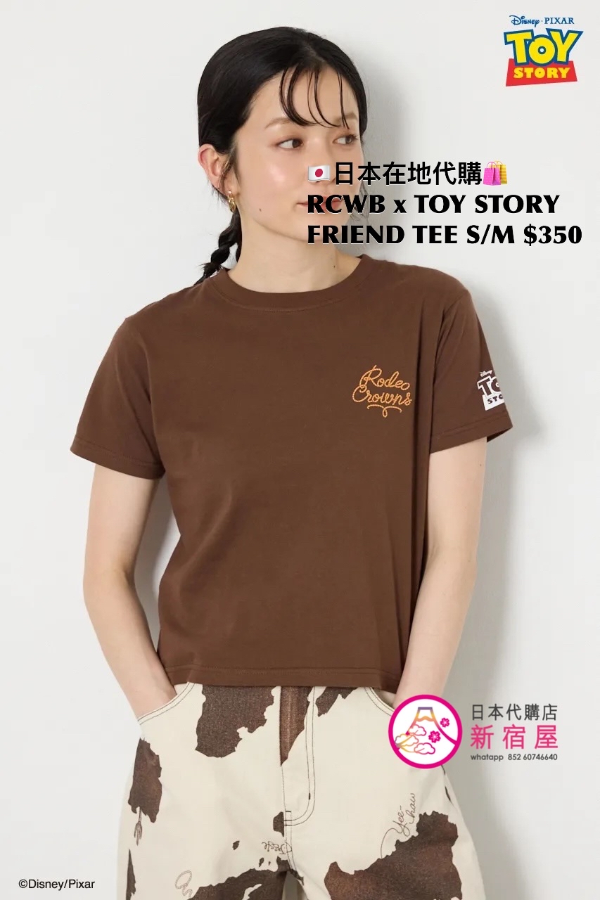 RODEO CROWNS WIDE BOWL x TOY STORY FRIEND T-SHIRT 