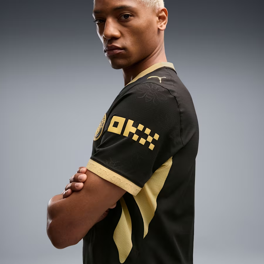 工業蜜蜂圖案 Puma Manchester City 曼城 2026-27 作客球員版球衣 (可加印字章) 784336