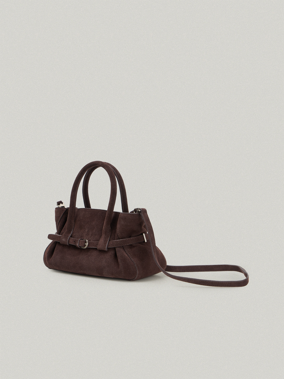 MINI HAVI BAG-SUEDE (BROWN)