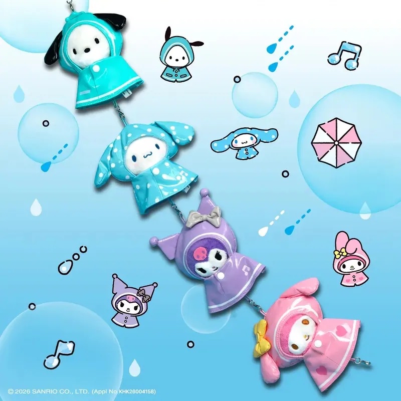 📝預訂📝 🌸Olive Young X Sanrio 韓國🇰🇷限定 雨褸版鎖匙扣